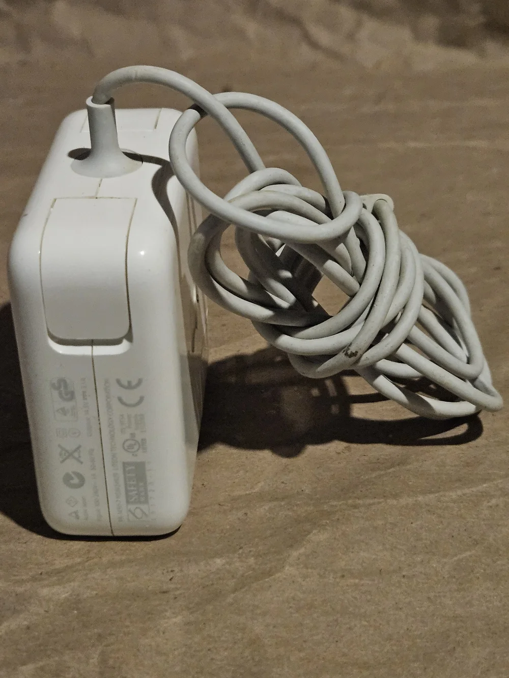 Apple White MagSafe Power Adapter with Attached Cable